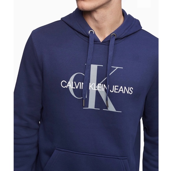 calvin klein fleece hoodie